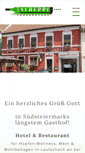 Mobile Screenshot of langgasthof-tscheppe.at